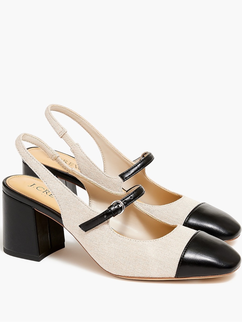 J. Crew Factory Mary Jane Slingback Heels